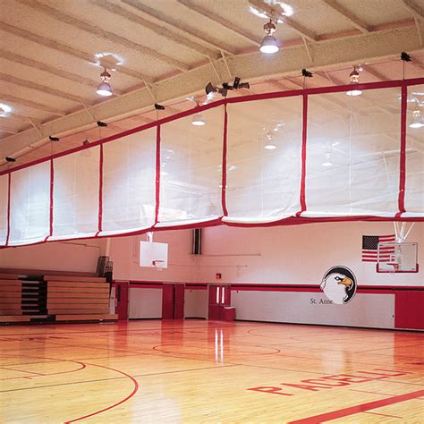draper folding gym curtain divider sales reps maine